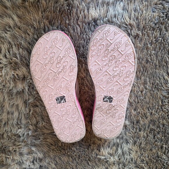 Ed Hardy koi fish graphic wedge Flip Flop sandal in original box 7 - Picture 9 of 11